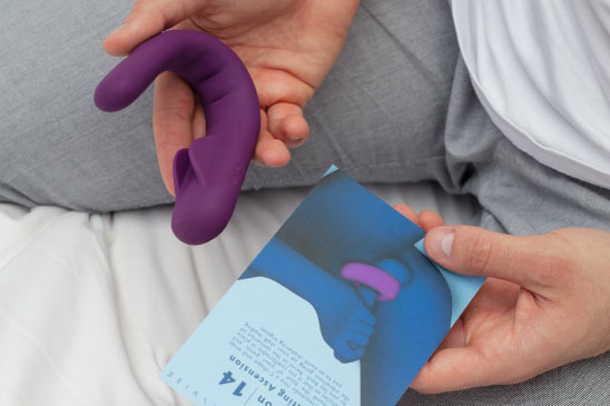 Enlighten your partner to get mind-blowing orgasms: “…Bend Crescendo at a 90 degree angle so that one part lays flat to support it. You can …“
